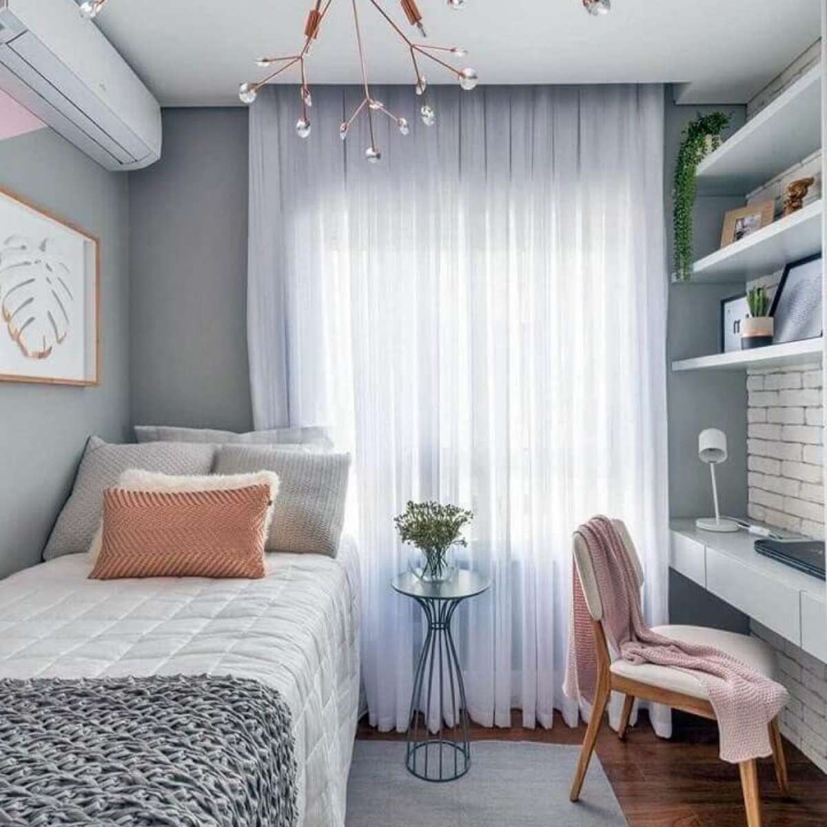 decoração quarto de casal pequeno