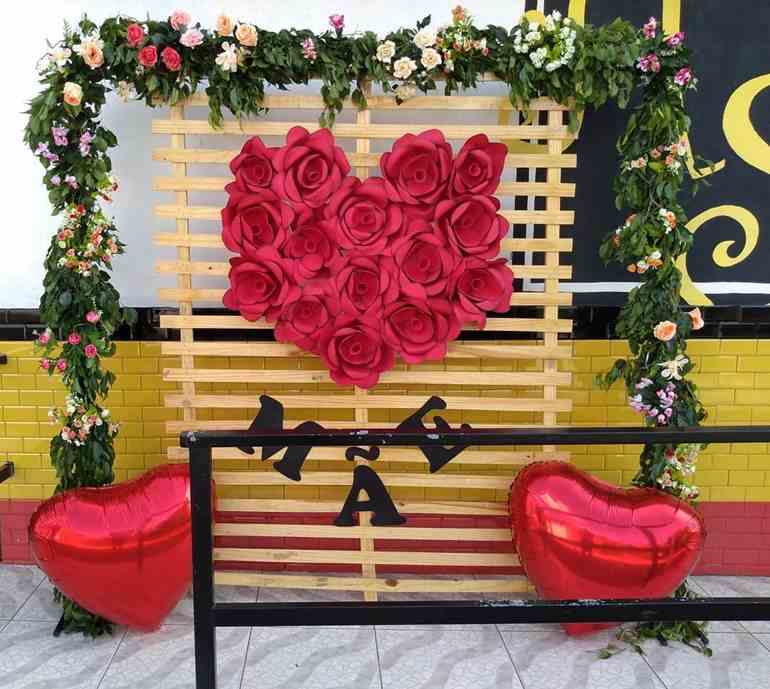 decoração dia das mães com balões