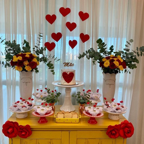 decoração dia das mães para fotos