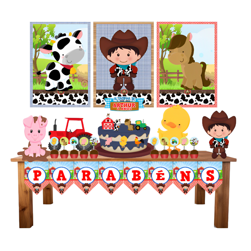 decoração fazendinha para chácara