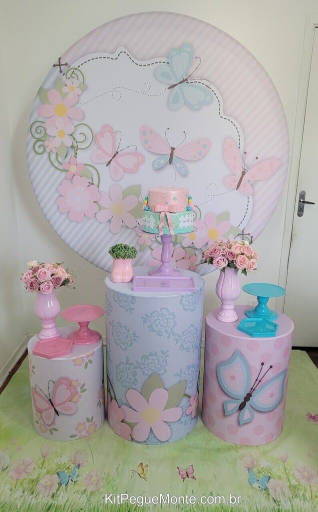 Guia Completo de Balões Orgânicos para o Tema Jardim das Borboletas