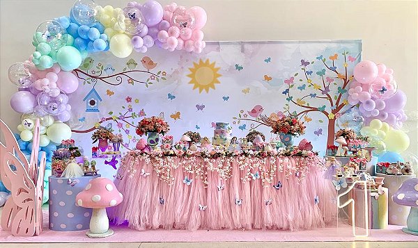 Iluminação Mágica: Dicas para Transformar sua Festa Jardim de Borboletas à Noite