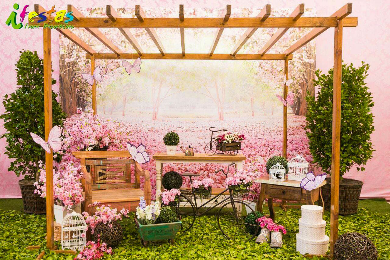 Guia Completo de Balões Orgânicos para o Tema Jardim das Borboletas