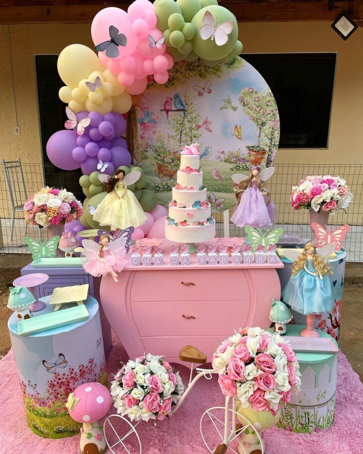 decoração jardim encantado para menina