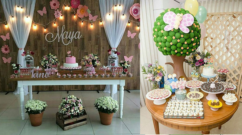 decoração jardim encantado simples
