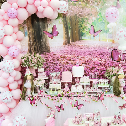 decoração jardim encantado para menina