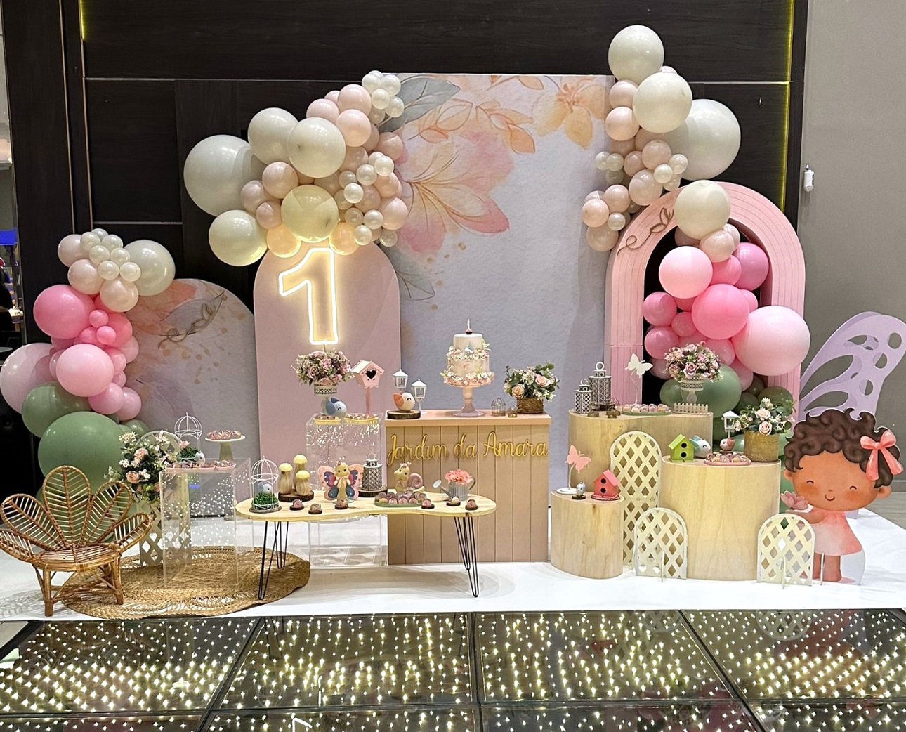 decoração jardim encantado em casa