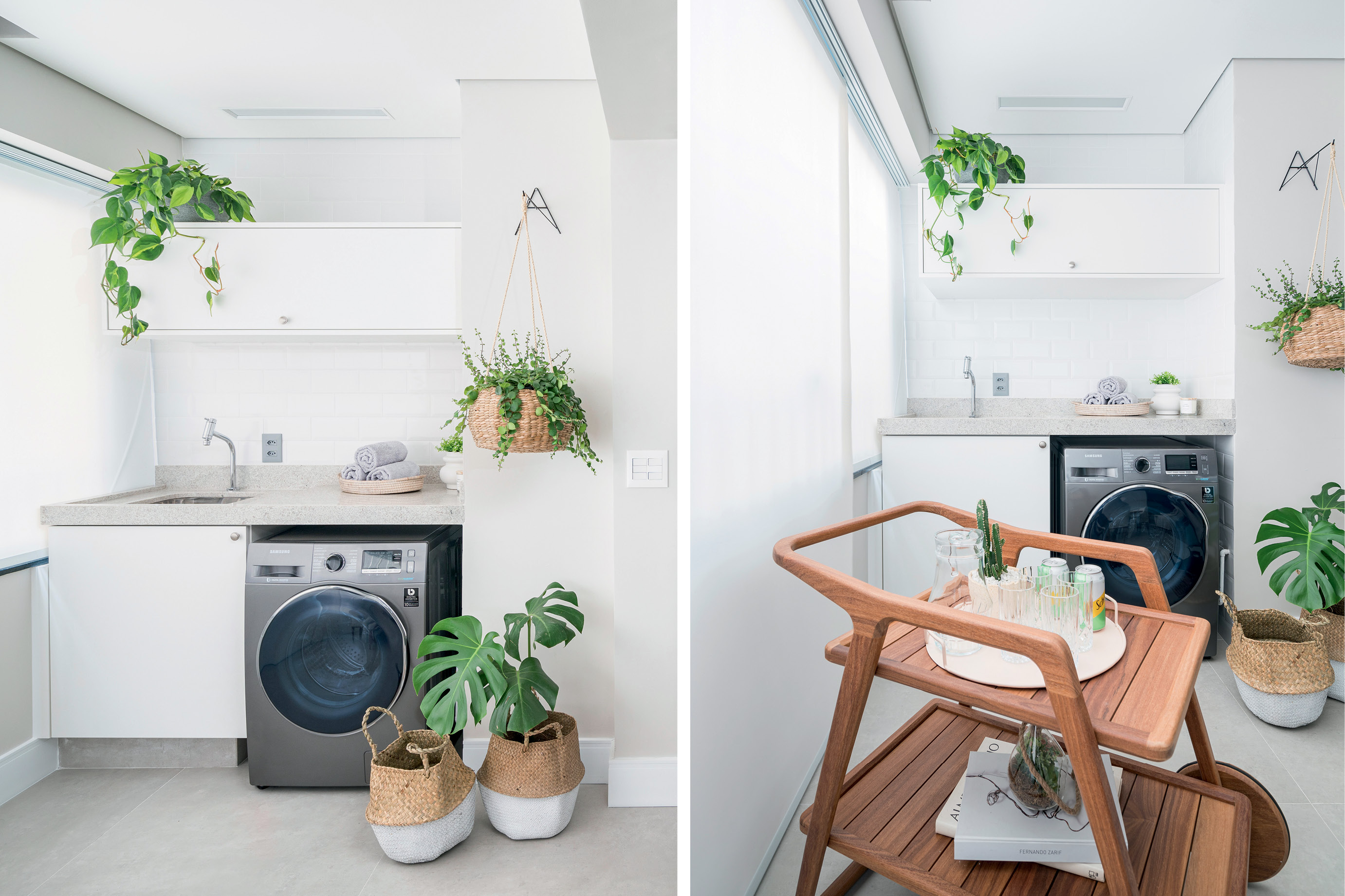 lavanderia pequena decorada