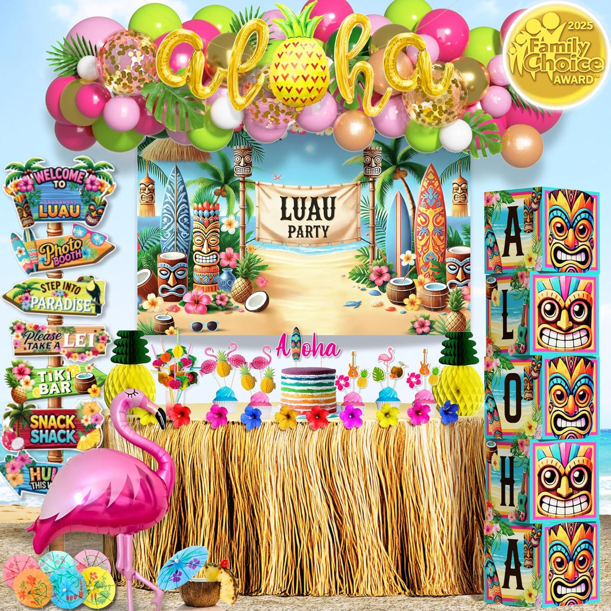 decoração luau