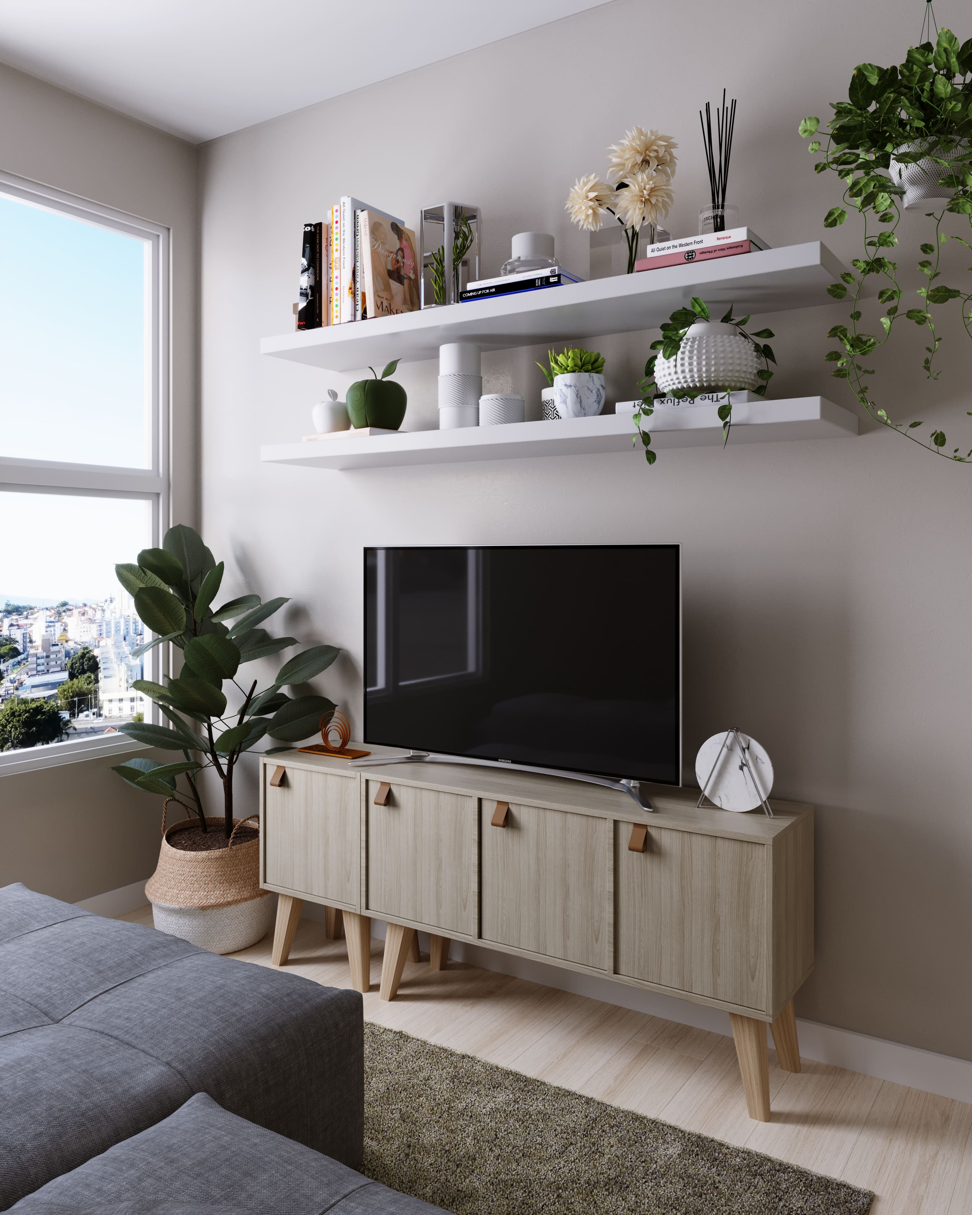 decoração escandinava minimalista