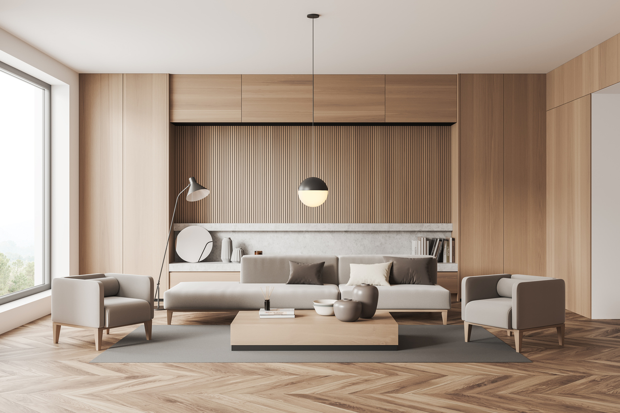 decoração minimalista cozinha