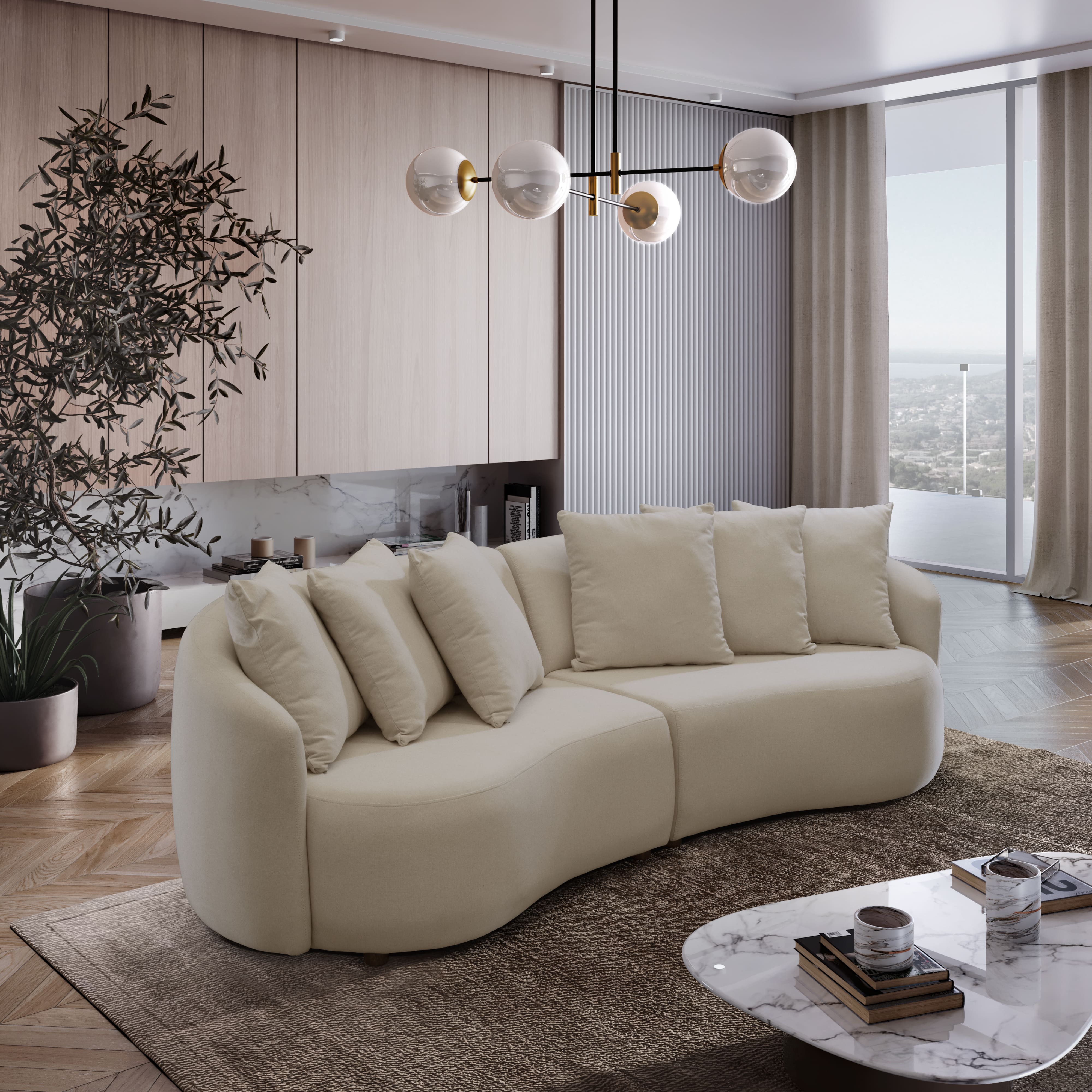 decoração minimalista escritório