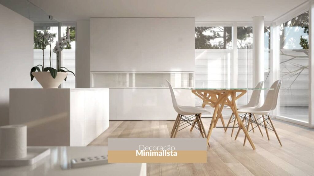 móveis para decoração minimalista