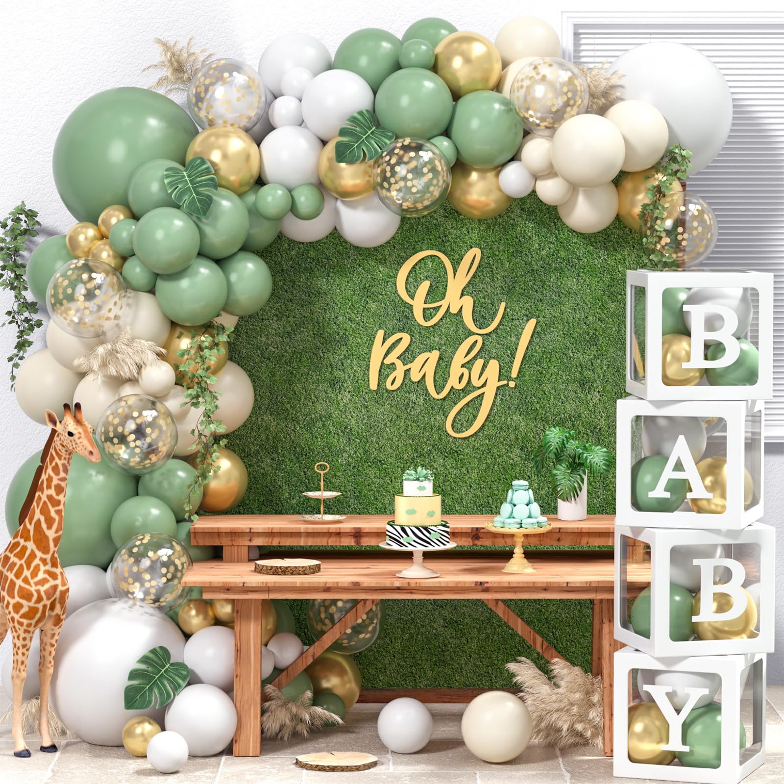 ideias baratas decoração chá de bebê