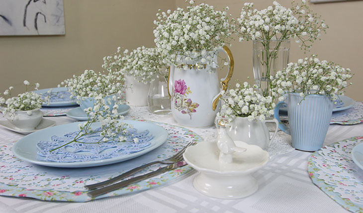decoração mesa dia das mães com fotos