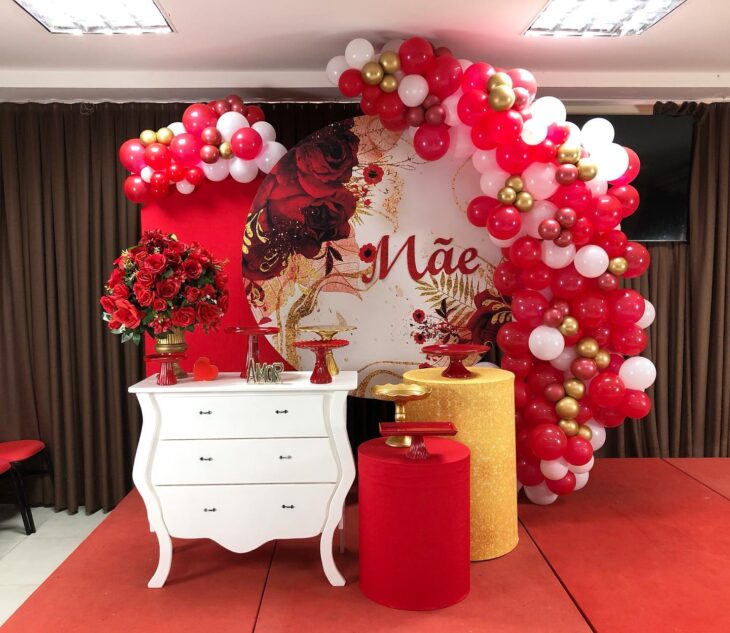 decoração dia das mães com flores