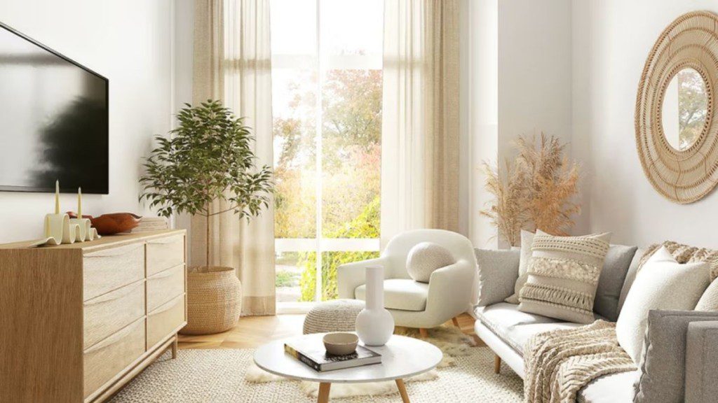 Como Otimizar Salas de TV Pequenas com Racks Suspensos e Espelhos