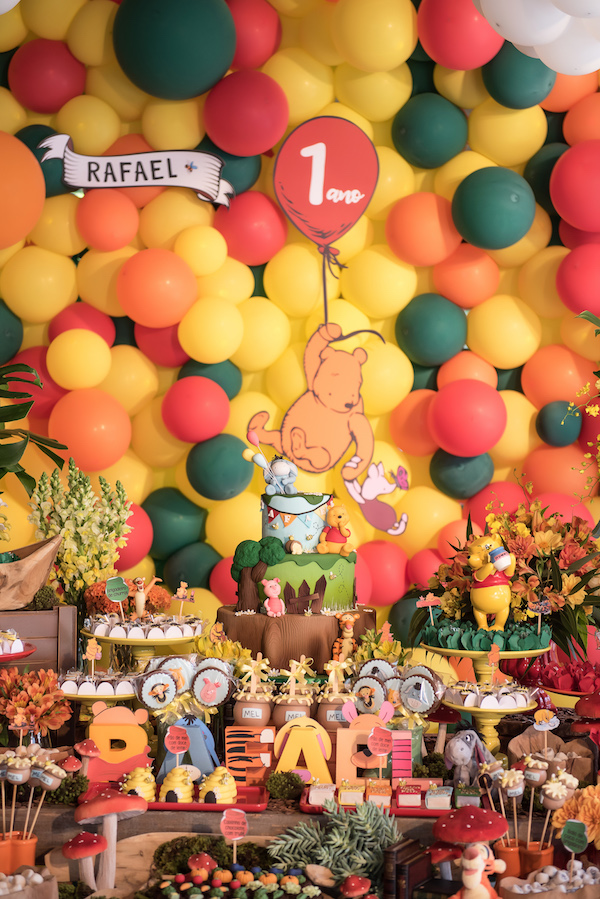 decoração ursinho pooh