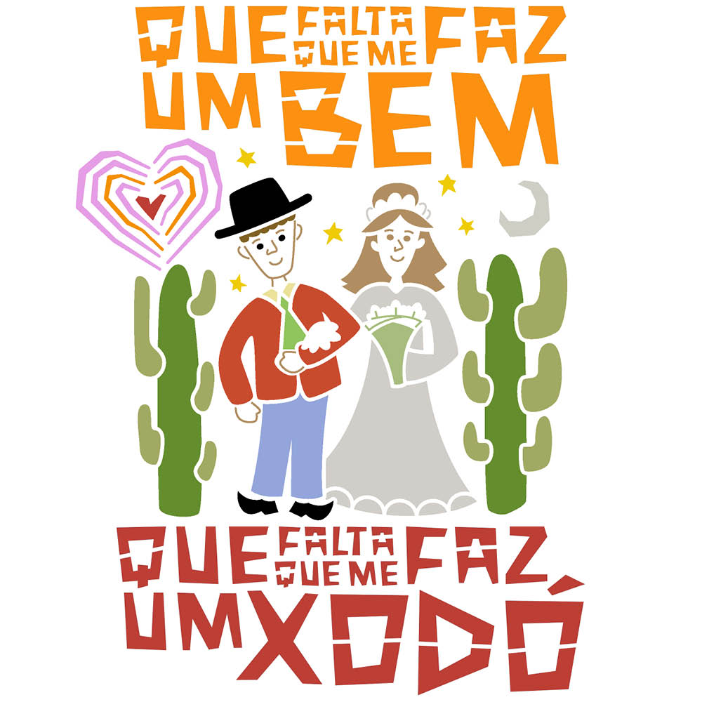 decoração xilogravura nordestina