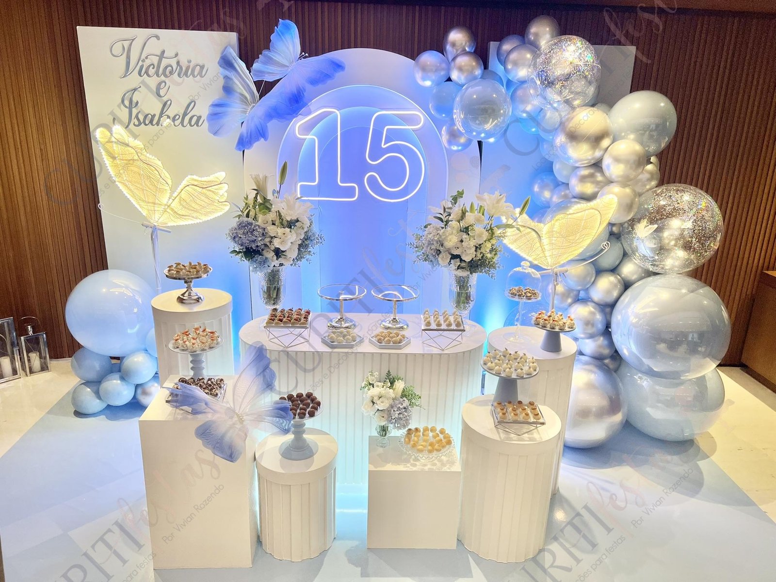 Tendências de Decoração Azul para Festas de 15 Anos em 2025 e 2026