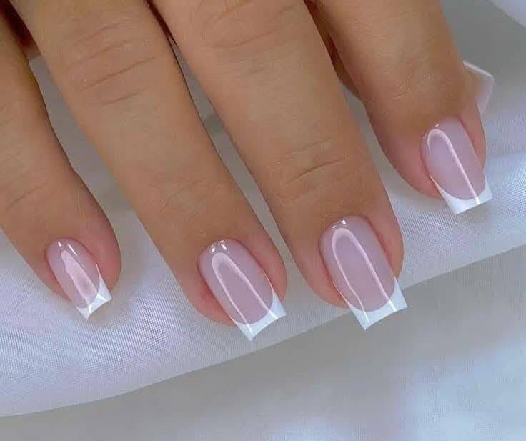 unhas em gel baby boomer