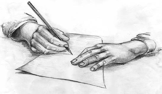 desenho a lapis simples