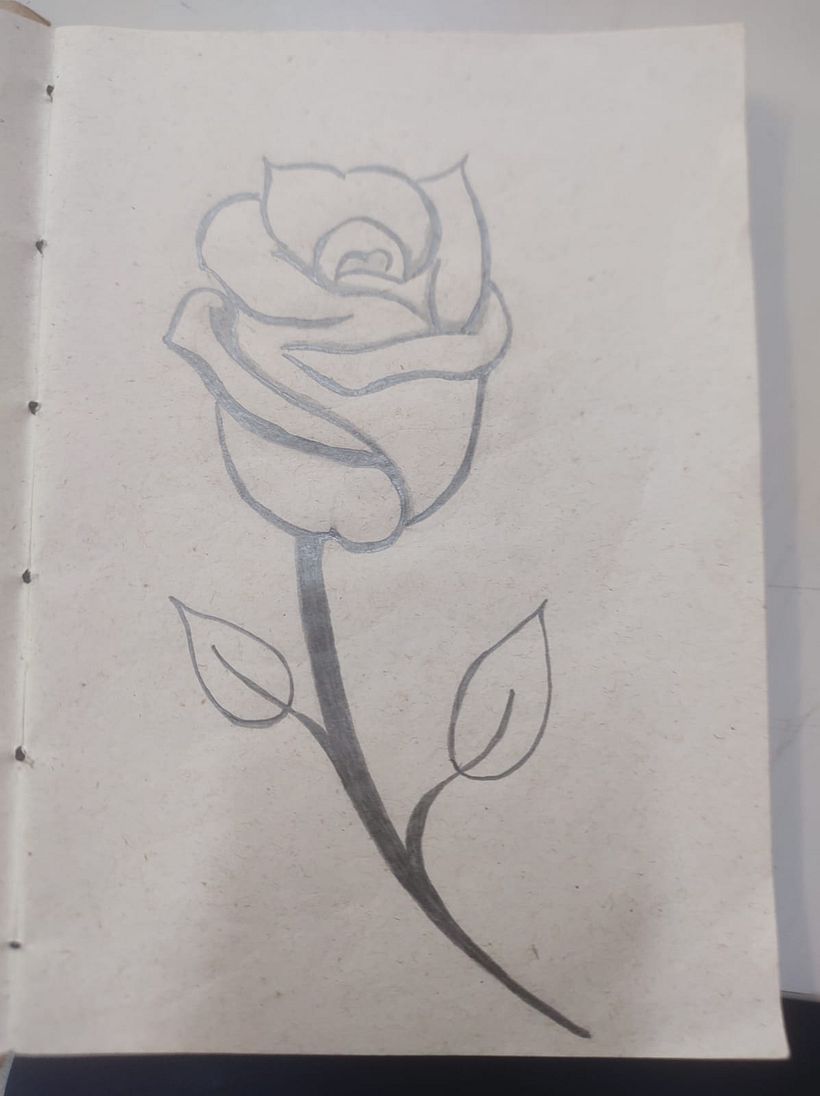 desenho a lapis de rosto