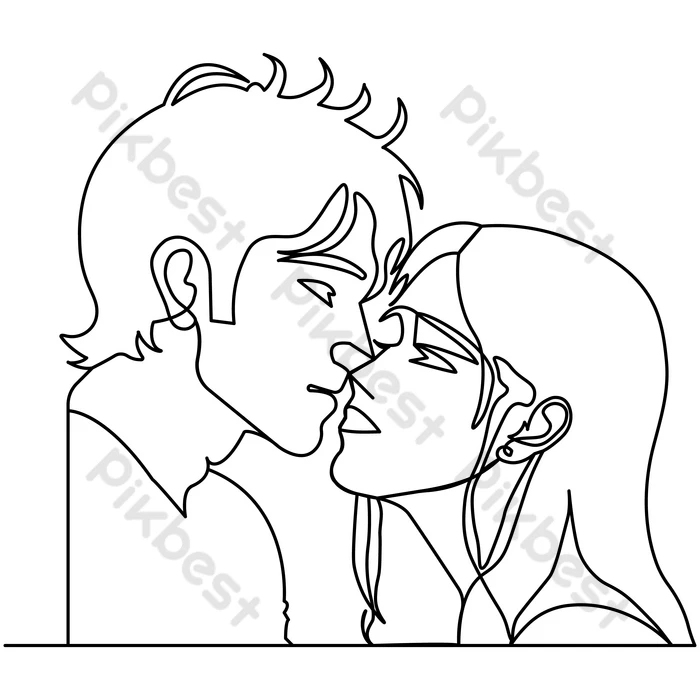 desenho casal contorno