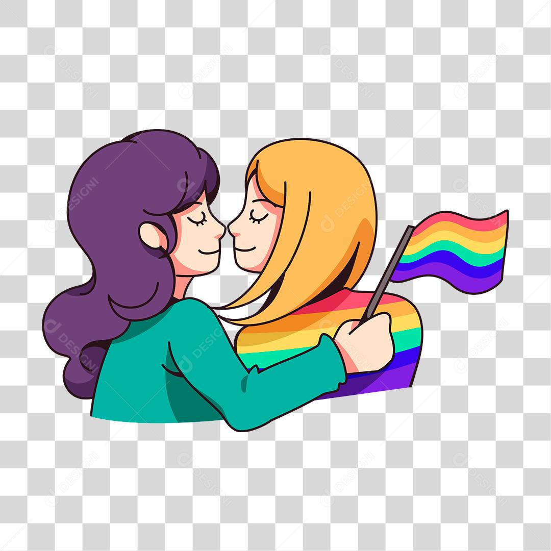 desenho casal cartoon