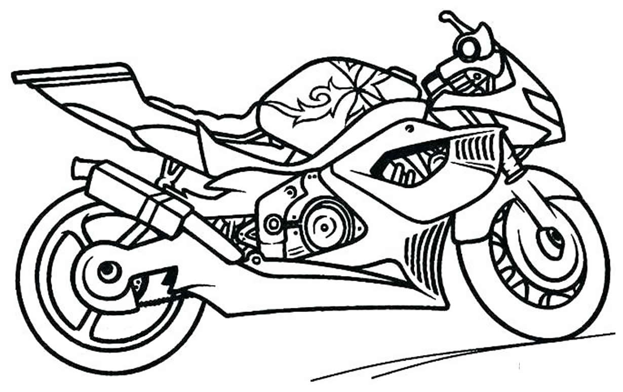 desenhos de motocicletas para imprimir