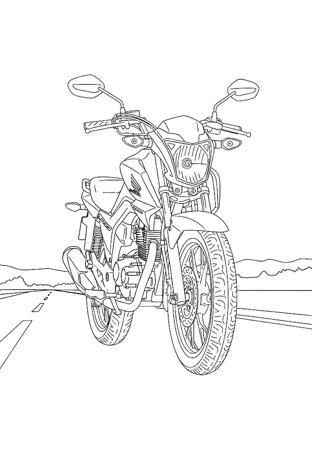 atividade infantil moto