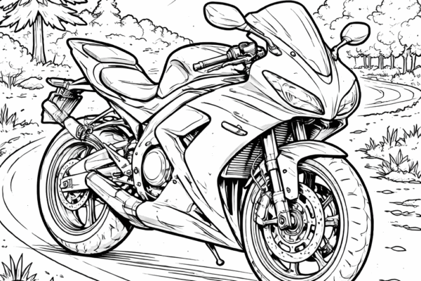 desenhos de motocicletas para imprimir