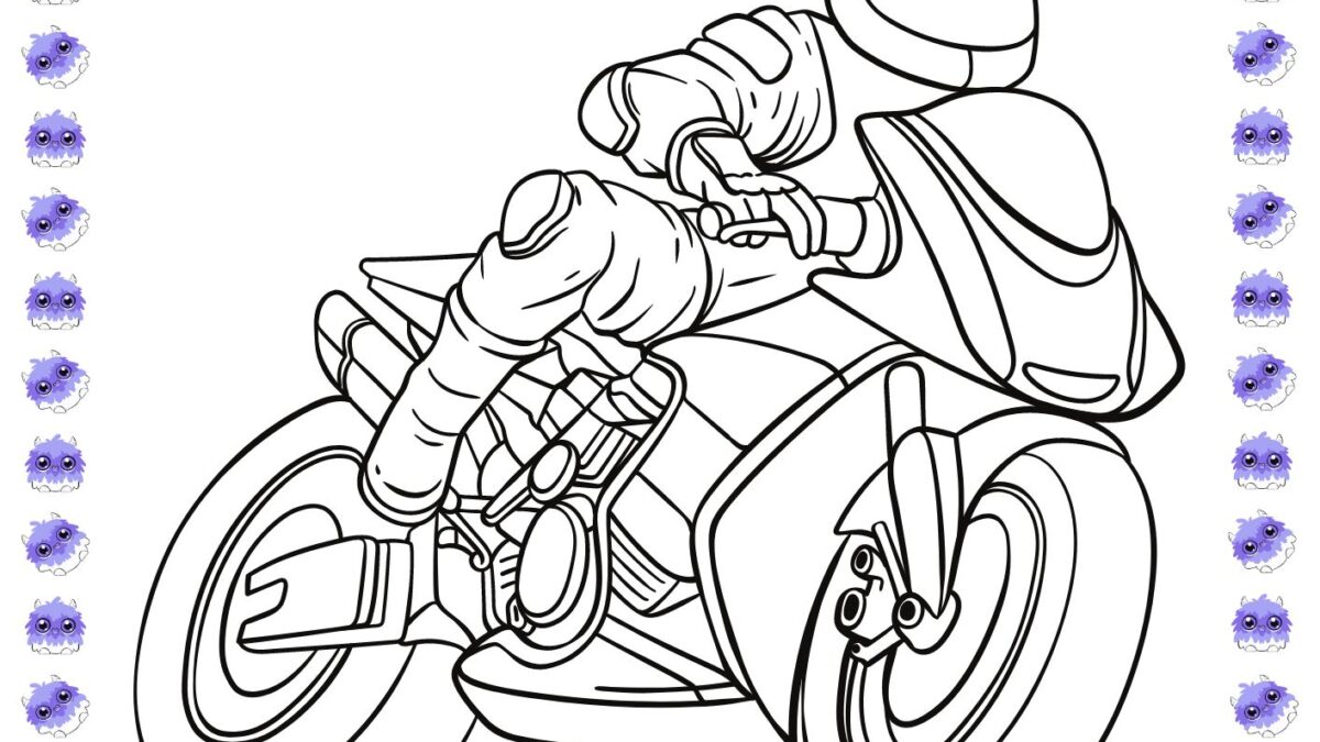 desenhos de motocicletas para imprimir