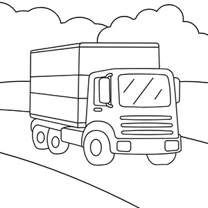 desenhos de carros simples para colorir