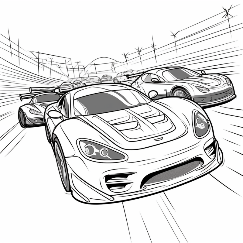 desenhos de carros para colorir grátis