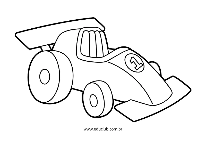 desenhos de carros para imprimir