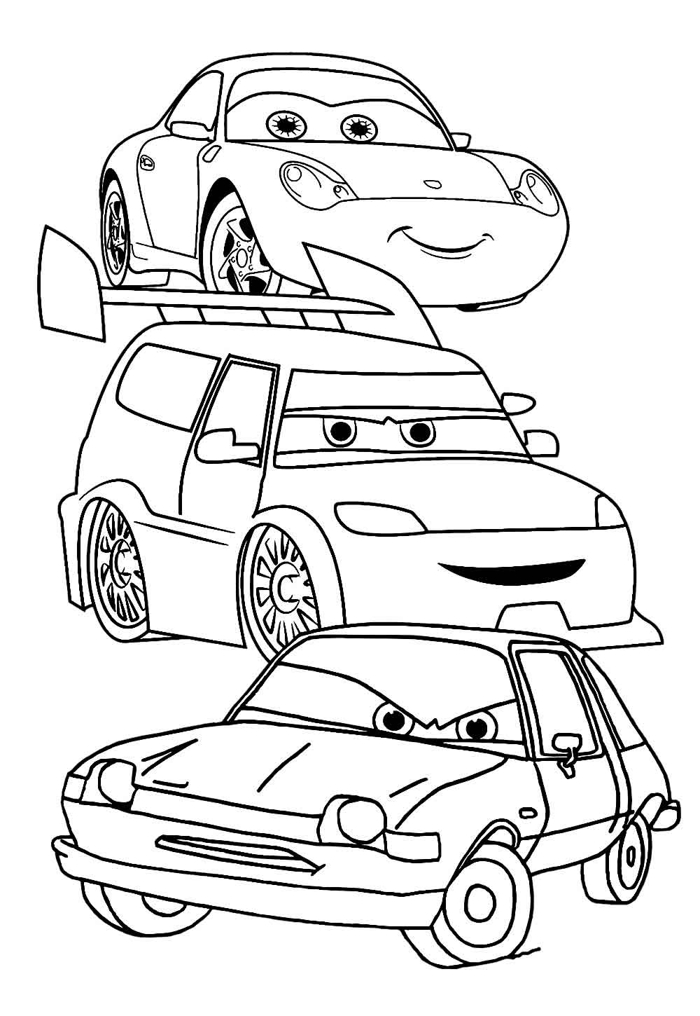 sites para baixar desenhos de carros para colorir