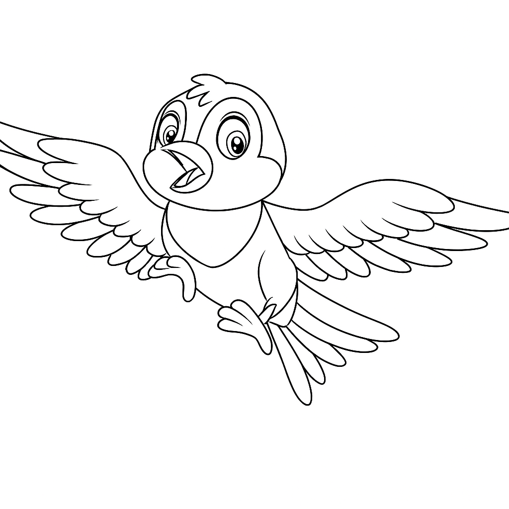 desenhos de pássaros para imprimir grátis