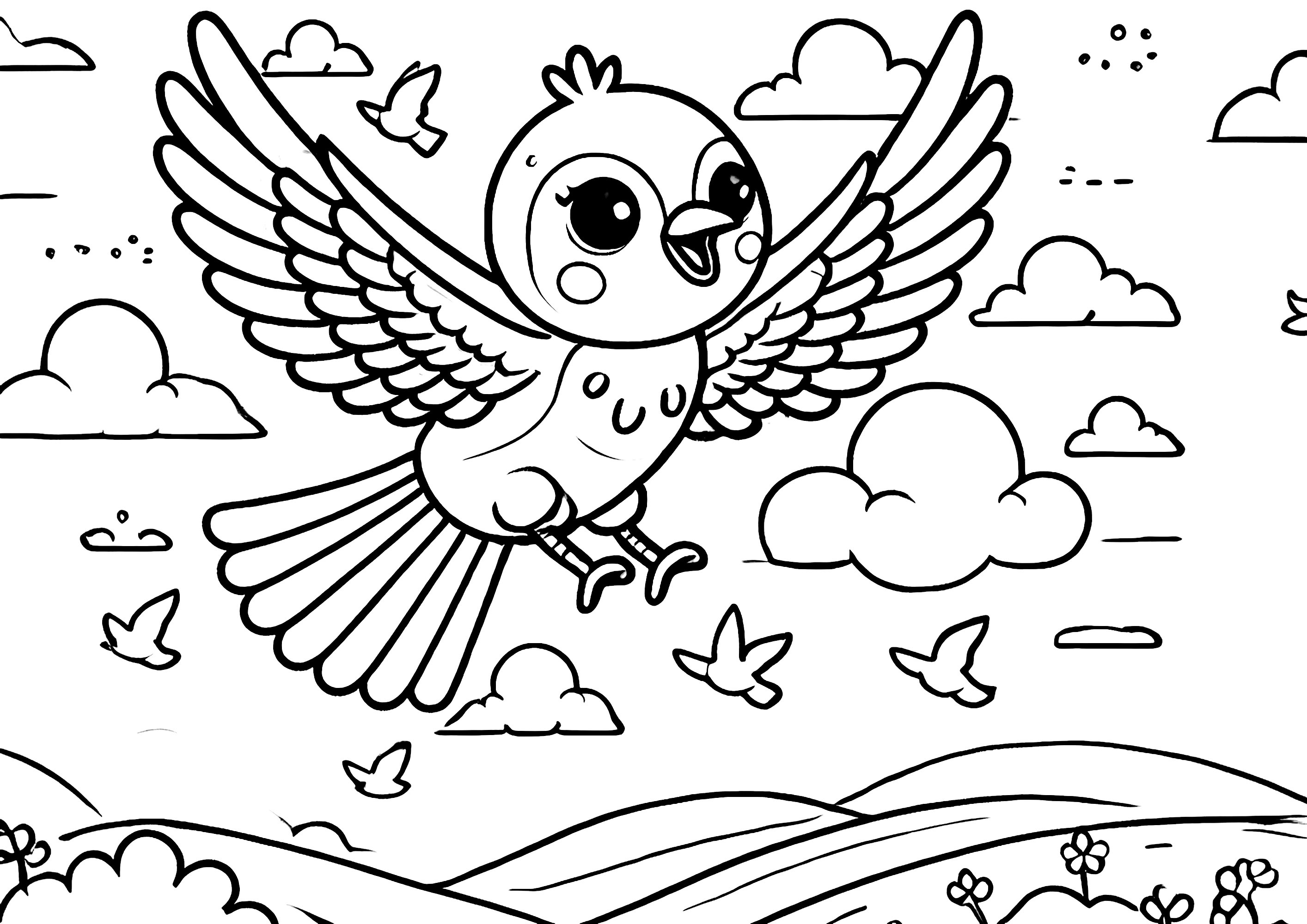 desenhos de aves brasileiras para colorir