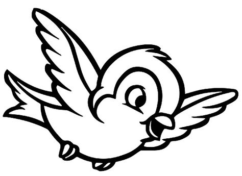 desenhos de pássaros fofos para colorir