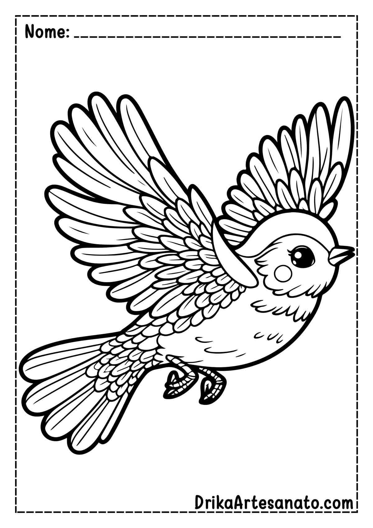 desenhos de pássaros para imprimir grátis