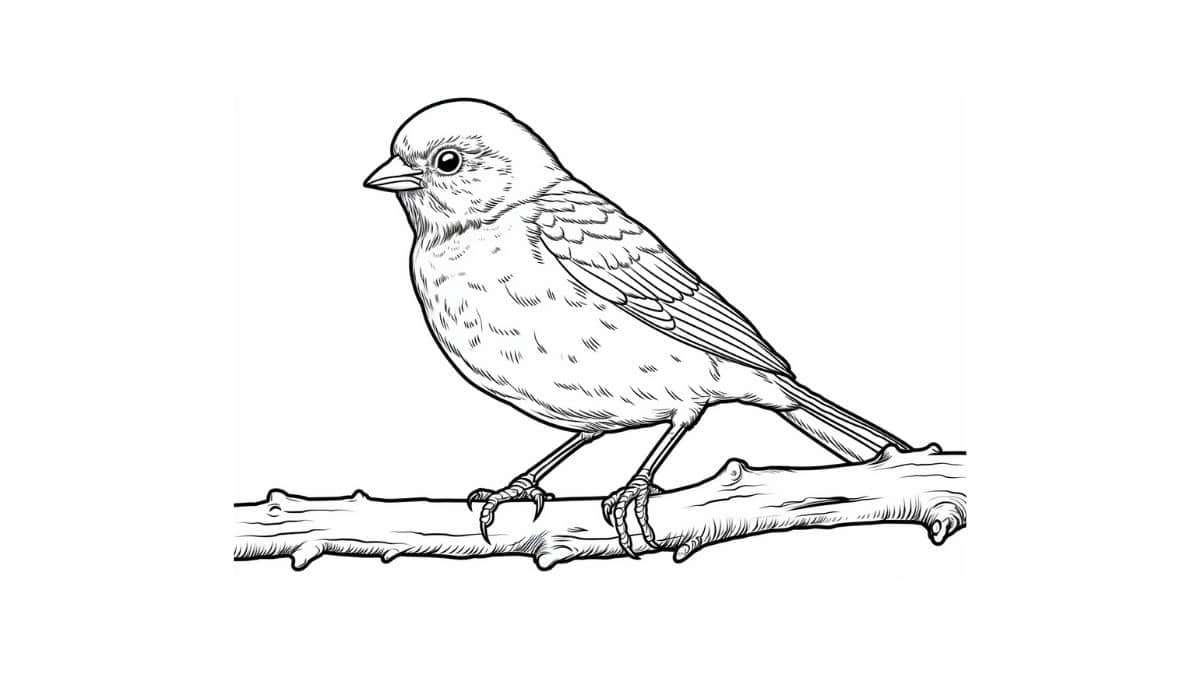 desenhos de pássaros para crianças