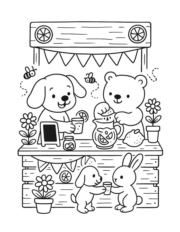 desenhos kawaii para pintar