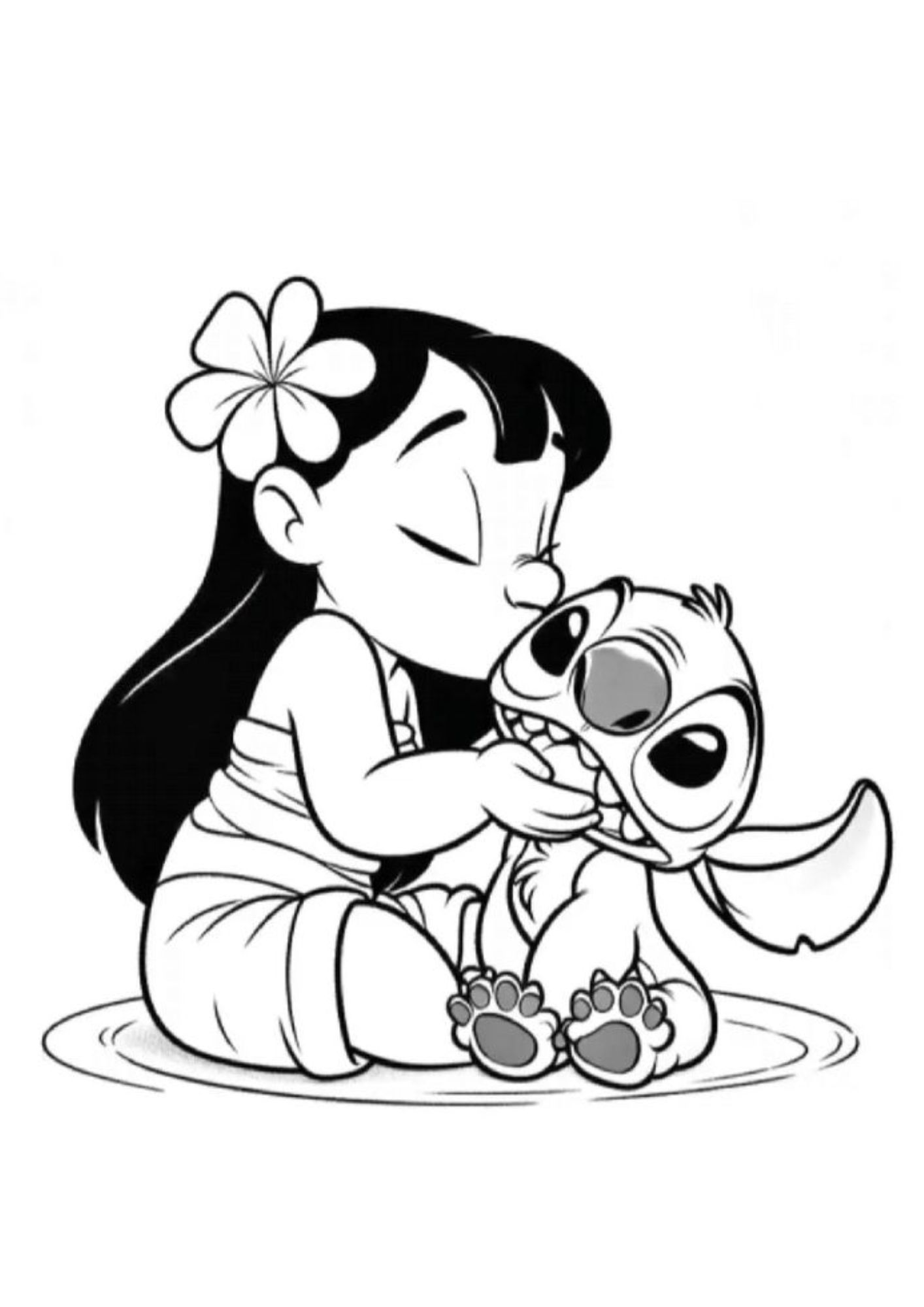 stitch fantasiado para imprimir
