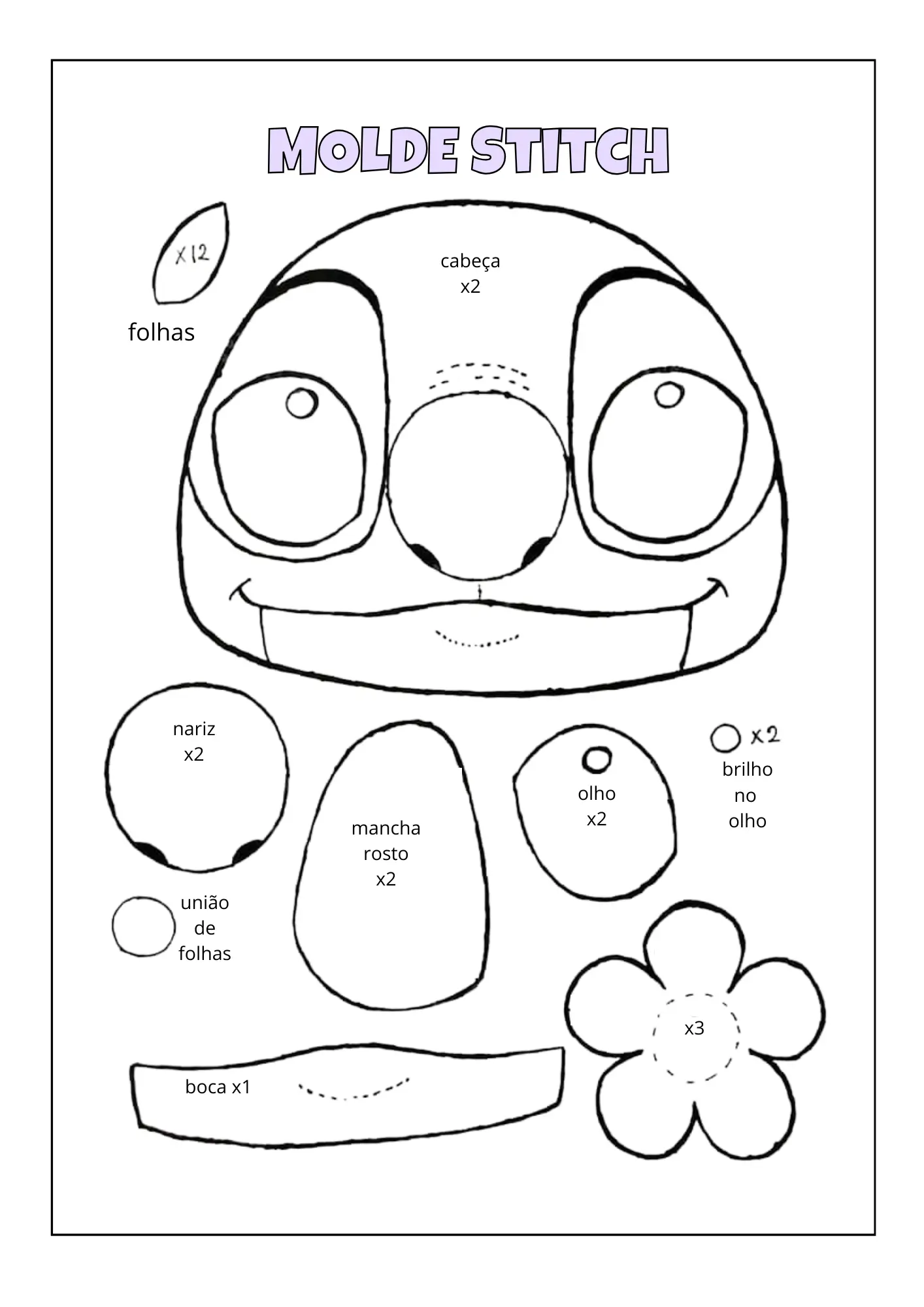stitch com angel para imprimir