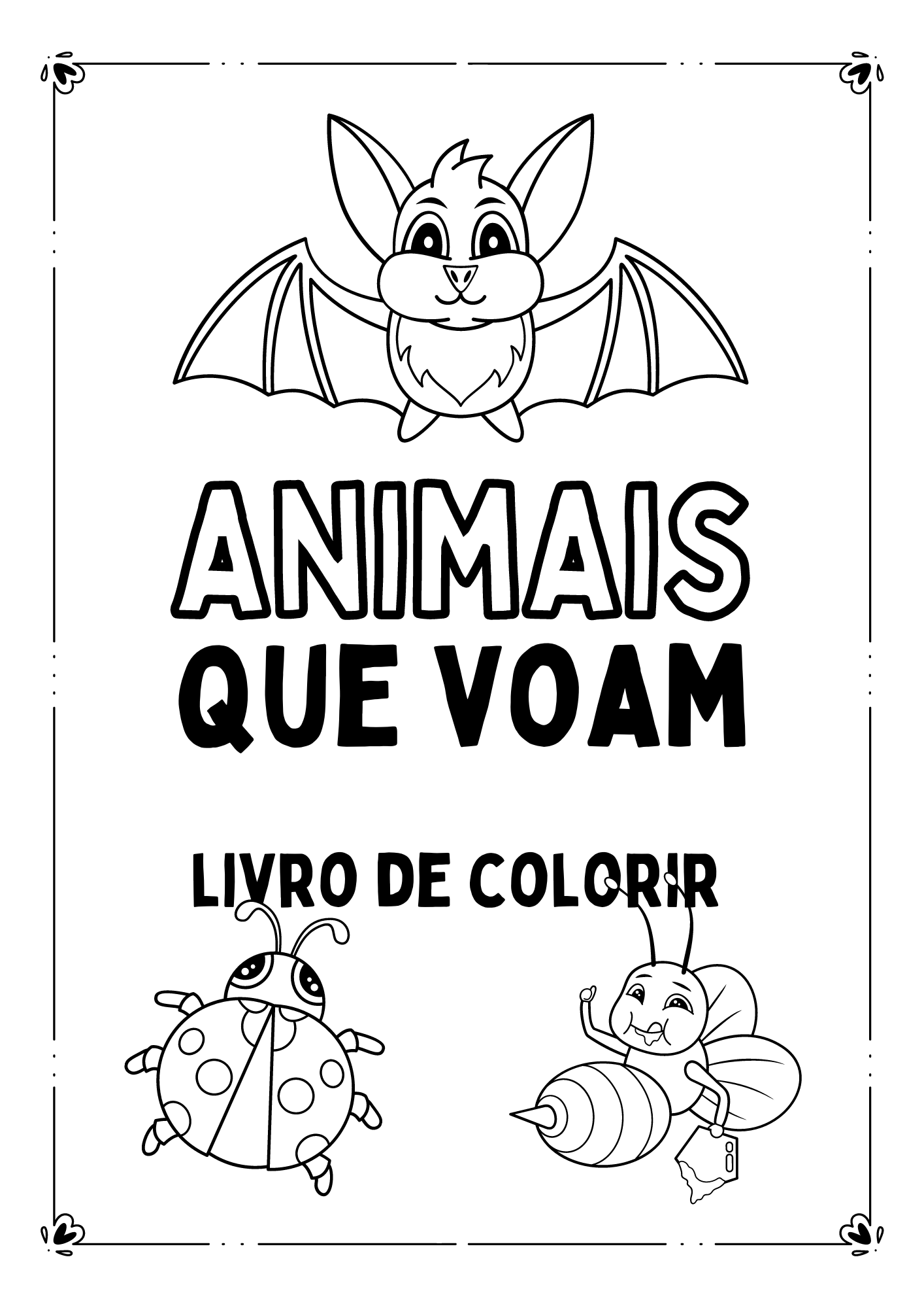 páginas para colorir estilo kawaii animais