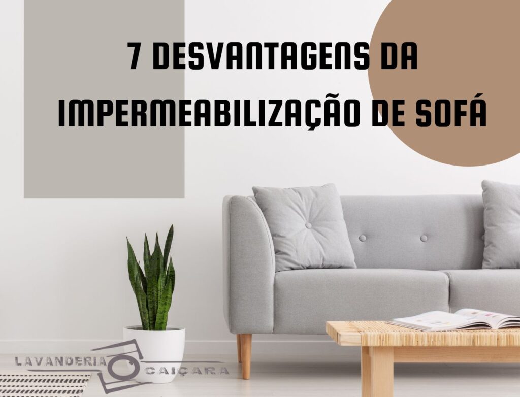 riscos impermeabilização sofá