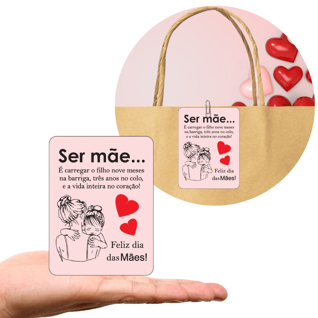 Cartão presente Dia das Mães