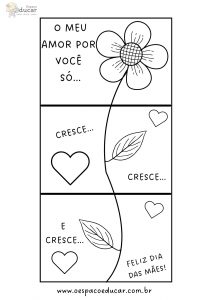 Mensagem Dia das Mães cartão