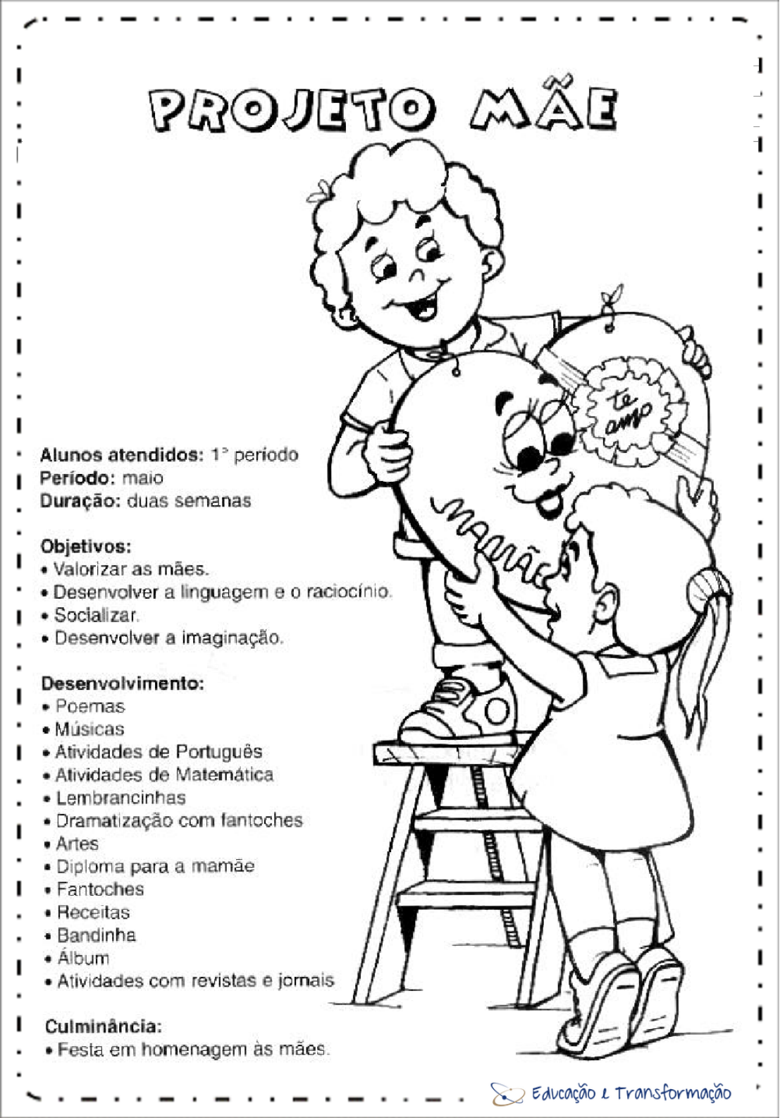 dia das maes educacao infantil